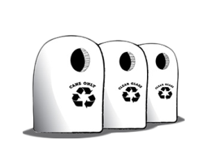 Recycling bins Recycling bins