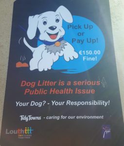 Your Dog? Your Responsibility! Dog poo campaign sign.