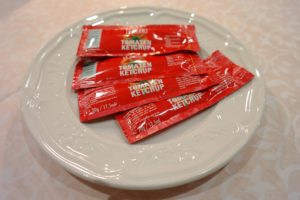 Ketchup sachets