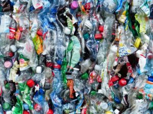 Plastic bottles for recycling